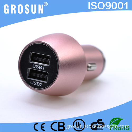 High Quality AC to DC Charger 5V 2.1A Car Charger 2 Usb Port Power Supply with CE Certificate